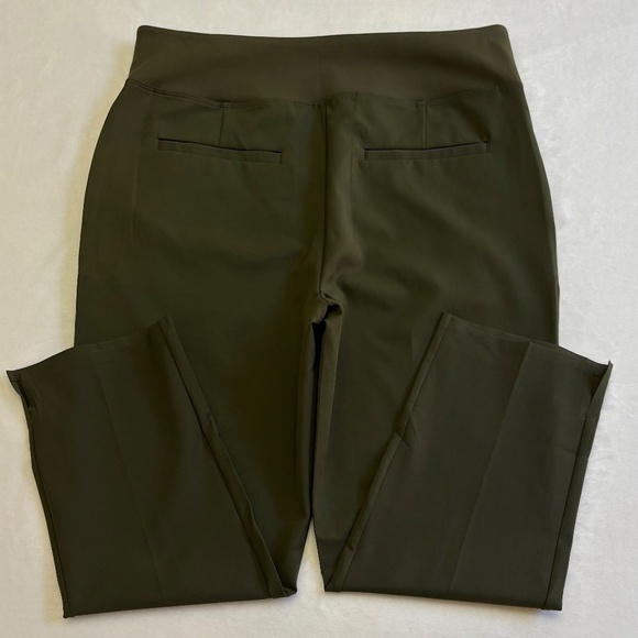 Kirkland Signature Ladies' Pull-On Ankle Pants, Side Zip Pockets Green Large NWT - Picture 6 of 15